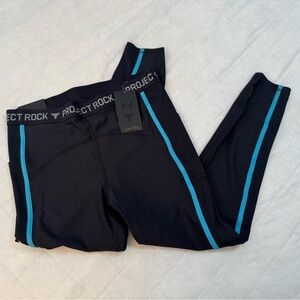 Under Armour x Project Rock Women’s Leggings Gym Training Tights Pants NWT L